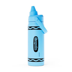 CamelBak botella frontal Sky Blue mostrando diseño atractivo y fácilmente identificable