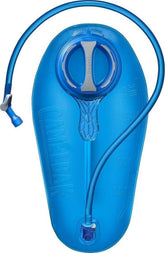 CamelBak Crux 3L reservoir front view showing capacity and cap, clear hydration convenience