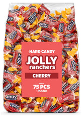 Candylish bolsa Cherry Jolly Ranchers frente del empaque y brillo atractivo