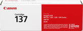 Canon 137 front packaging showing branding and authenticity hologram for confidence