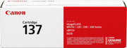 Canon 137 front packaging showing branding and authenticity hologram for confidence
