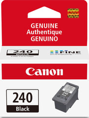 Cartucho Canon PG-240 frontal mostrando diseño y compatibilidad, calidad garantizada