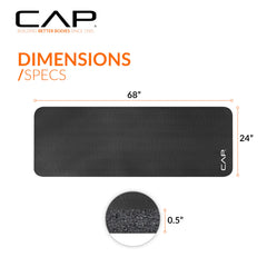 CAP Barbell grosor 12 mm que protege rodillas y columna durante ejercicios