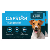 Capstar front packaging showing brand and fast-acting benefit