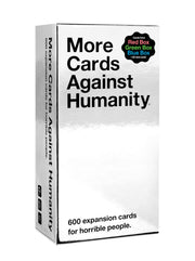 Cards Against Humanity front box view showing shiny packaging and easy gifting benefit