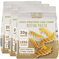 Care Free Kitchen paquete frontal mostrando rotini y conveniencia