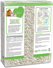 Carefresh textura de fibra de papel cerca, detalle mullido para confort