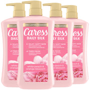 Caress frontal pack 4 botellas mostrando suministro prolongado