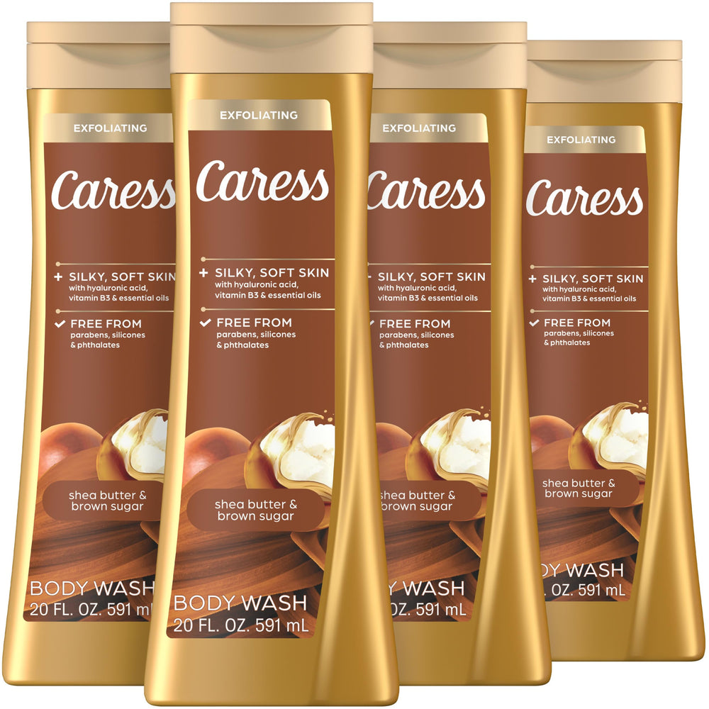 Caress gel de ducha frontal mostrando envase y aroma duradero