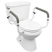 Carex front view of toilet safety frame showing stable support and easy access