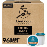 Caribou Coffee front packaging showing product and easy storage benefit