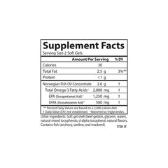 Carlson open bottle showing softgels inside for freshness and easy access