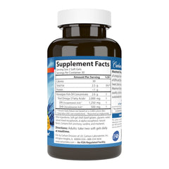 Carlson softgels close-up highlighting smooth texture for simple swallowing