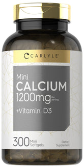 Carlyle frasco frontal con 300 softgels, presenta suministro prolongado