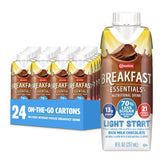 Carnation Breakfast Essentials front carton showing label and benefits
