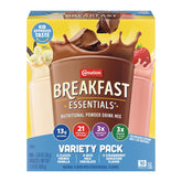 Carnation Breakfast Essentials front package showing product branding and benefits
