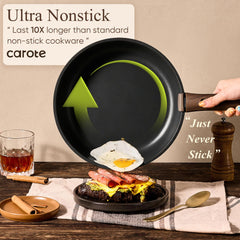 CAROTE nonstick interior surface detail for easier food release and cleaning