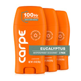 Carpe envase frontal Eucalyptus mostrando diseño y beneficio protección prolongada