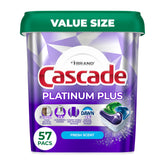 Cascade empaque frontal mostrando 57 ActionPacs y ventaja de limpieza