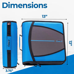 Case-it detalle ripstop resistente, material duradero y anti-desgarro