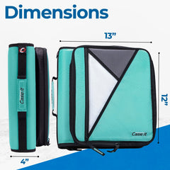 Case-it bolsillo acolchado para laptop/tablet hasta 13" y mayor protección