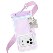Case-Mate iridescent front pouch showing vibrant finish and protection