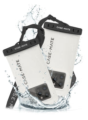 Case-Mate Sand Dollar front view showing clear touchscreen and beach-ready protection