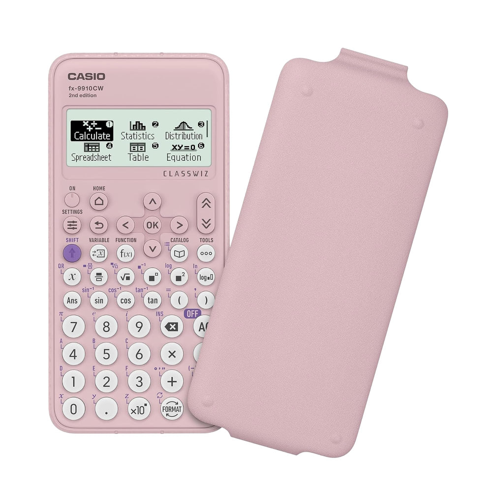 Casio frontal mostrando carcasa y teclas, claridad visual para estudio
