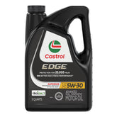 Castrol EDGE 5W-30 front bottle view showing product and protection