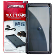 Catchmaster empaque frontal mostrando 6 placas adhesivas y facilidad de uso
