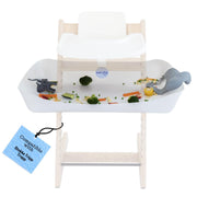 Catchy en trona Stokke Tripp Trapp vista frontal protege suelo