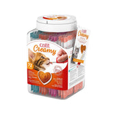 Catit tube front view showing product and promoting hand feeding bonding