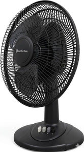 CCC COMFORT ZONE vista frontal del ventilador mostrando diseño compacto y flujo