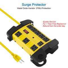 CCCEI cable de 6ft enrollado con velcro para almacenamiento y orden en el taller