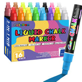 Celepen frente del paquete mostrando 16 colores, visibilidad profesional