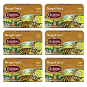 Celestial Seasonings frente del paquete mostrando diseño y cantidad de bolsitas, fácil identificación