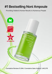 celimax ampolla noni textura en gota mostrando absorción rápida
