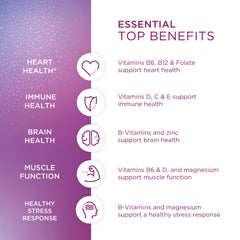 Centrum Age Defy tableta en la mano para comparar escala y facilidad de tragar