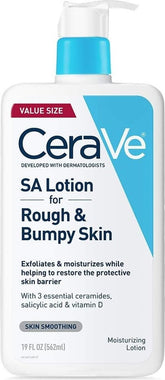 CeraVe 19oz front packaging showing product and benefits for smoother skin