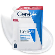 CeraVe crema hidratante frontal muestra el envase práctico y su uso diario