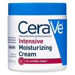 CeraVe crema intensiva 19oz vista frontal que muestra el envase para hidratación duradera