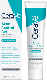CeraVe gel para acné frente del envase, identificable y claro
