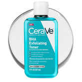 CeraVe tónico BHA frente del empaque mostrando tamaño y diseño