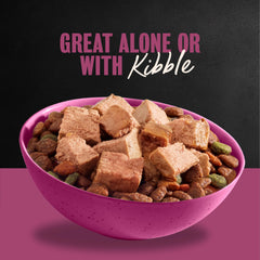 Cesar assortment of trays displayed to show flavor variety and feeding flexibility benefit