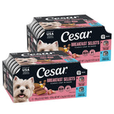 Cesar front packaging showing breakfast loaf trays and benefits