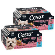 Cesar front packaging showing breakfast loaf trays and benefits