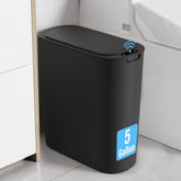 Cesun front view with lid closed showing sleek black finish and tidy look