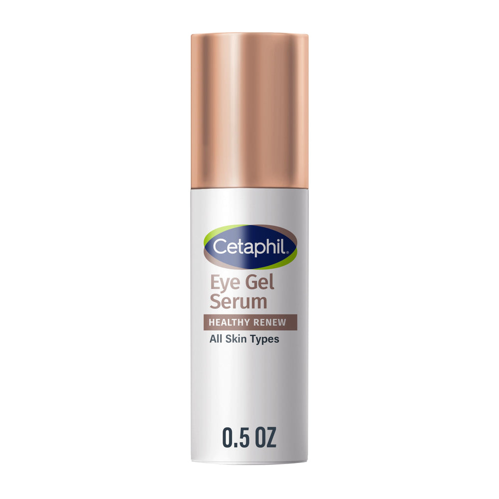 Cetaphil empaque frontal del gel serum mostrando la marca y beneficio visible