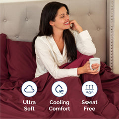CGK Unlimited pillowcase close-up showing finish and smooth feel for comfortable sleep