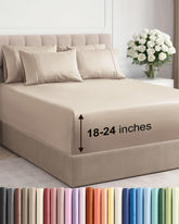 CGK Unlimited folded sheet set front view showing neat packaging and color benefit